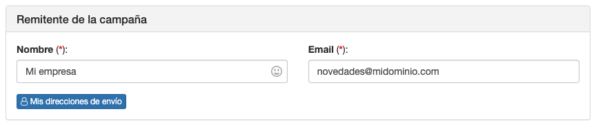 Escoge el remitente creando campañas de email marketing - Mensagia